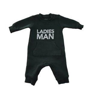 Carter's Ladies Man One Piece Sweatsuit Romper NB